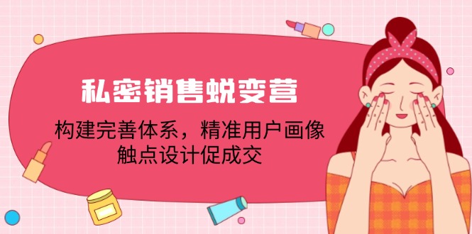 私密销售蜕变营：构建完善体系，精准用户画像，触点设计促成交-中创网_分享创业项目_互联网资源