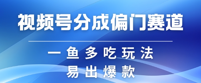 视频号创作者分成计划偏门类目，容易爆流，实拍内容简单易做【揭秘】-中创网_分享创业项目_互联网资源