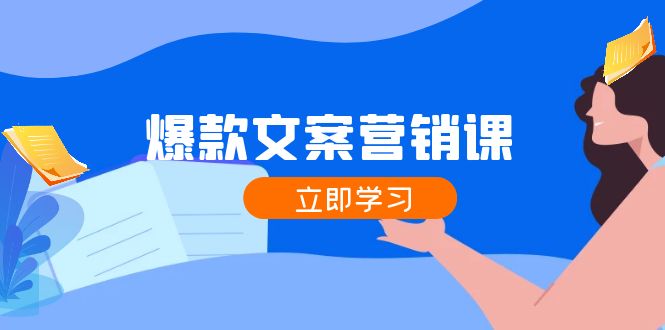 爆款文案营销课：公域转私域，涨粉成交一网打尽，各行业人士必备-中创网_分享创业项目_互联网资源