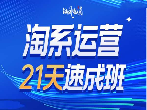 淘系运营21天速成班35期，年前最后一波和2025方向-中创网_分享创业项目_互联网资源