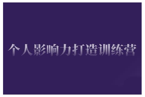 个人影响力打造出夏令营，把握公域流量引流方法、私域流量运营、市场定位等核心技能，即从0到1本人的IP成长-中创网_分享创业项目_互联网资源