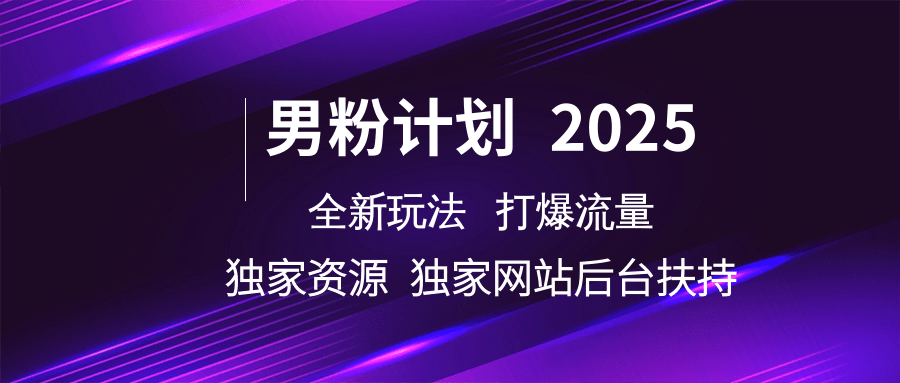 粉丝方案2025  全新玩法打穿总流量 独立网站 单独网络资源后台管理帮扶-中创网_分享创业项目_互联网资源