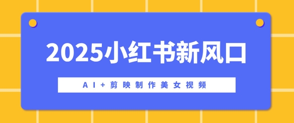 2025小红书的新蓝海，AI 剪辑软件制做美女丝袜，引流矩阵公布快速吸粉，初学者也可以实际操作-中创网_分享创业项目_互联网资源